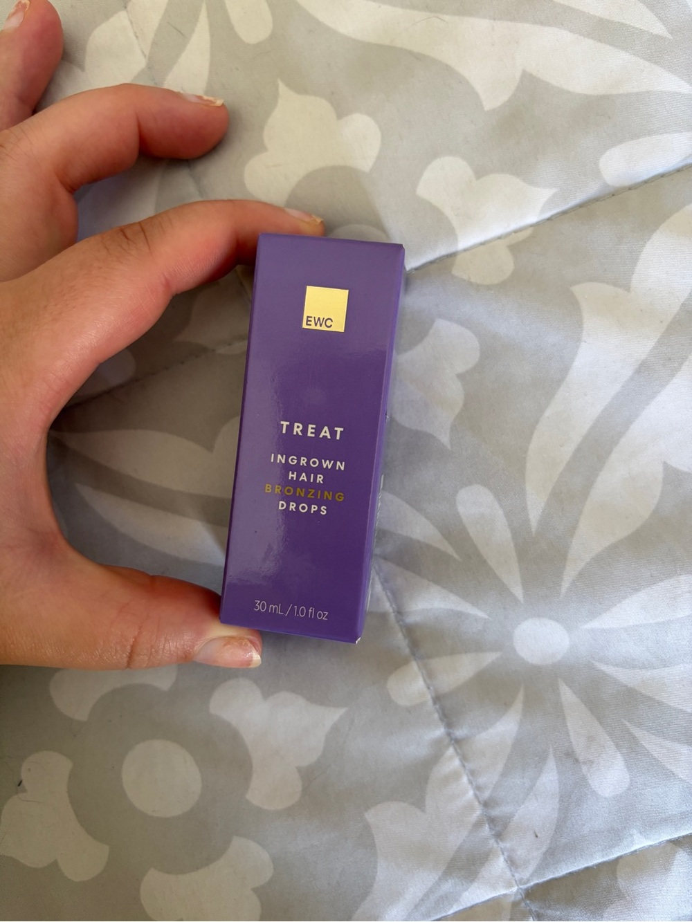 EWC Treat Ingrown Hair Bronzing Drops - Purple Box